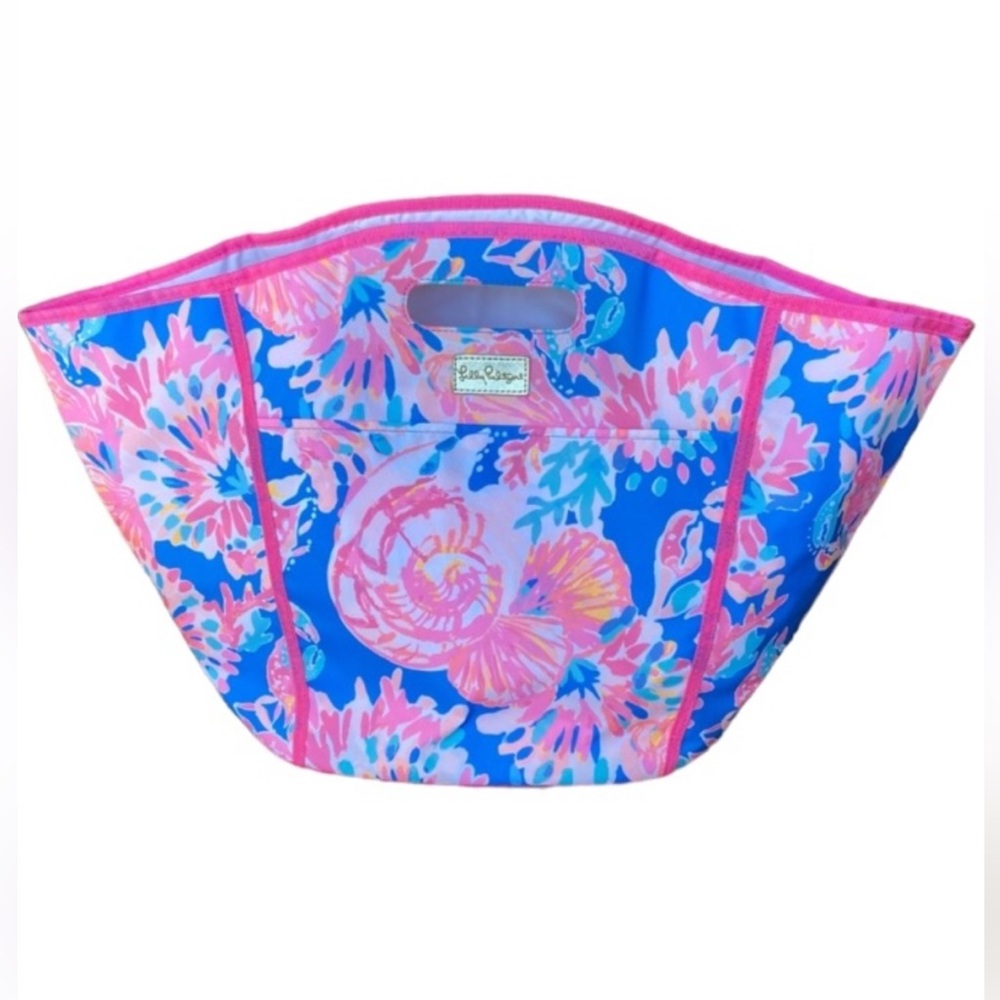 NWOT Lilly Pulitzer Large Soft Open Cooler Tote Bag Ice Chest in Bay Dreaming